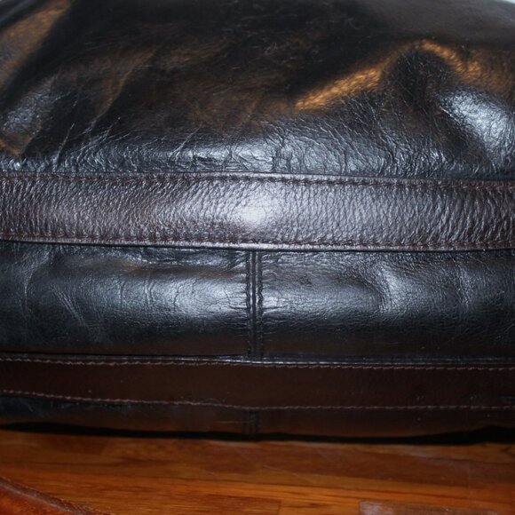 Tano Slouch Leather India Side Rings & Pockets Braided Strap Hobo Shoulderbag - Picture 13 of 13